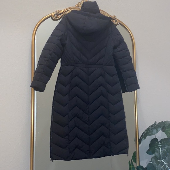 BERNARDO Chevron Quilted Maxi Coat Size L - Picture 5 of 8